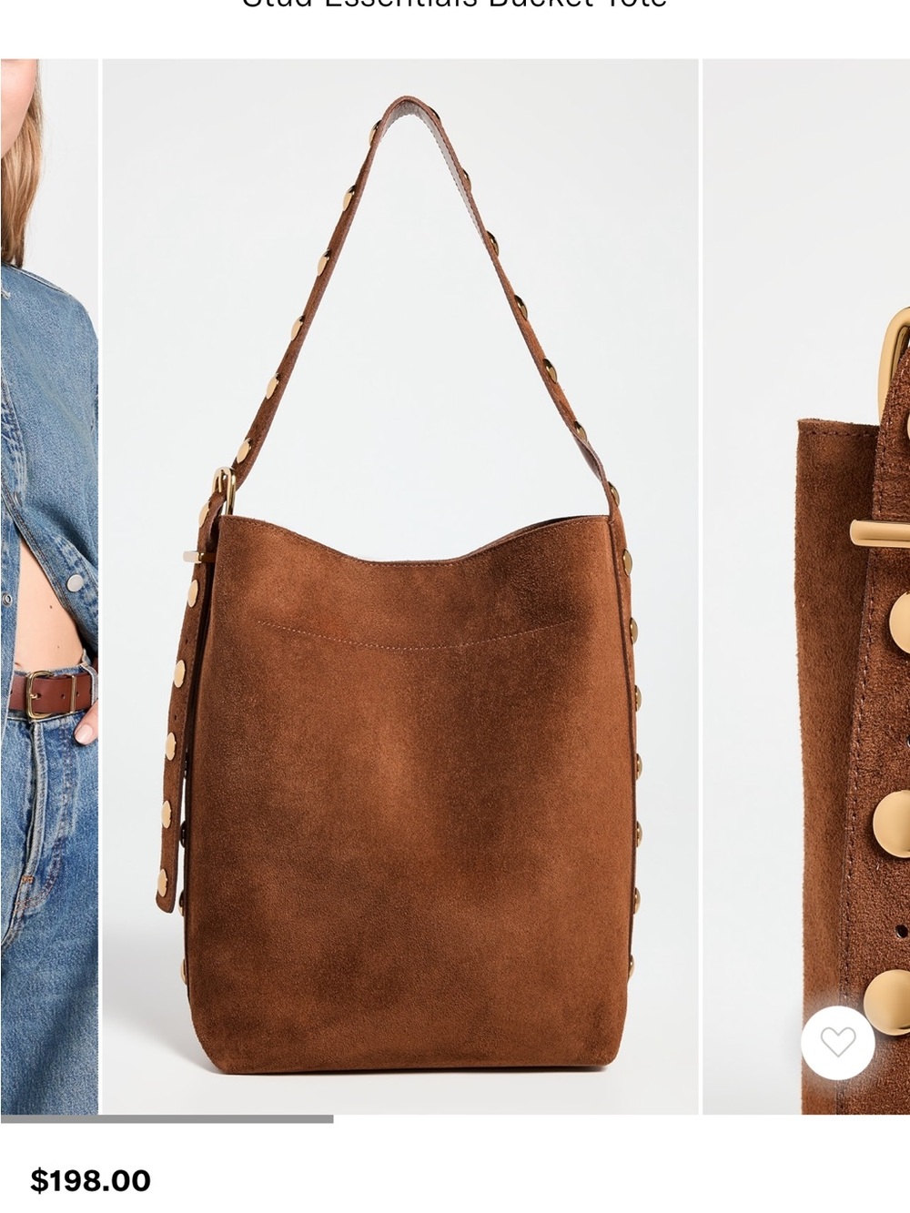 Madewell Stud Essentials Bucket Tote - Picture 2 of 12